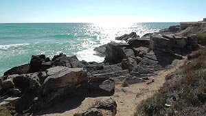 Atemberaubende Felsen-Bucht im schönen Mallorca